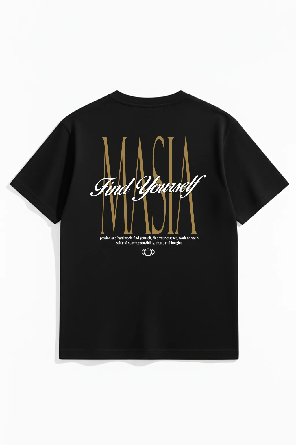 Find Yourself Masia T-Shirt Black