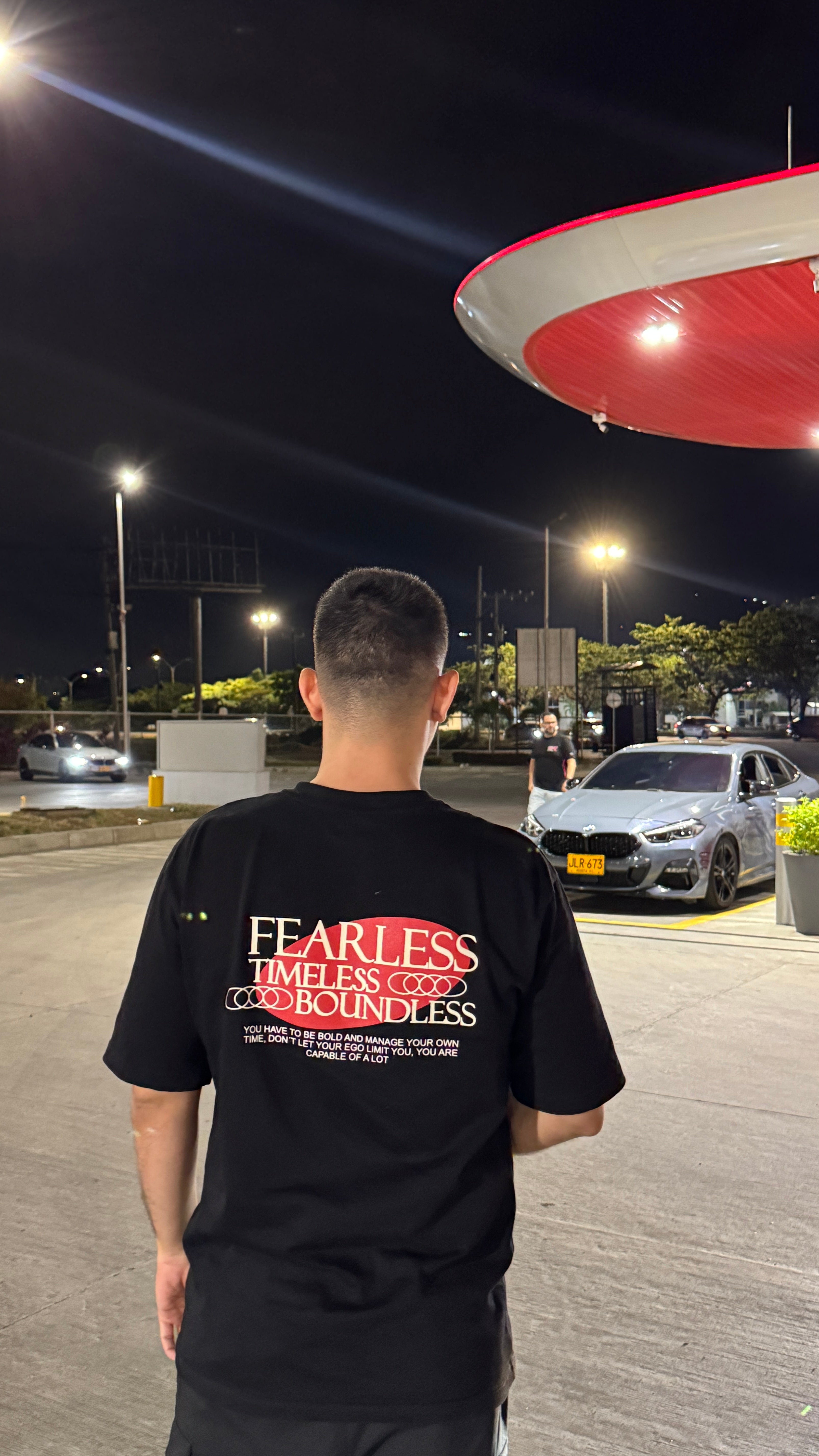 Fearless T-Shirt Black Oversized