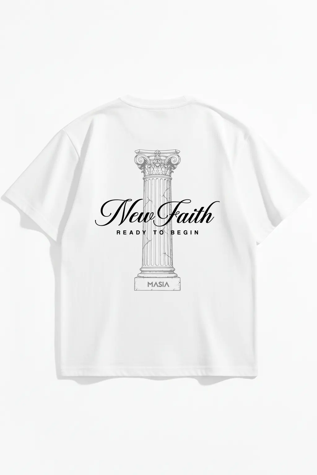 NEW FAITH TSHIRT BLANCO - BOXYFIT