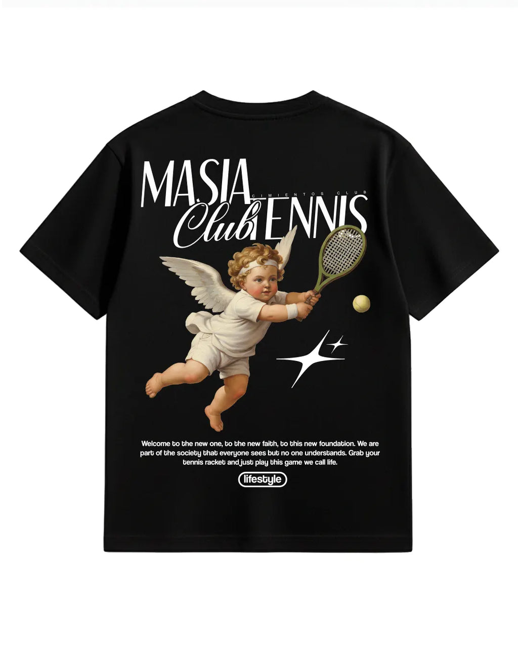 TENNIS CLUB SHIRT BLACK