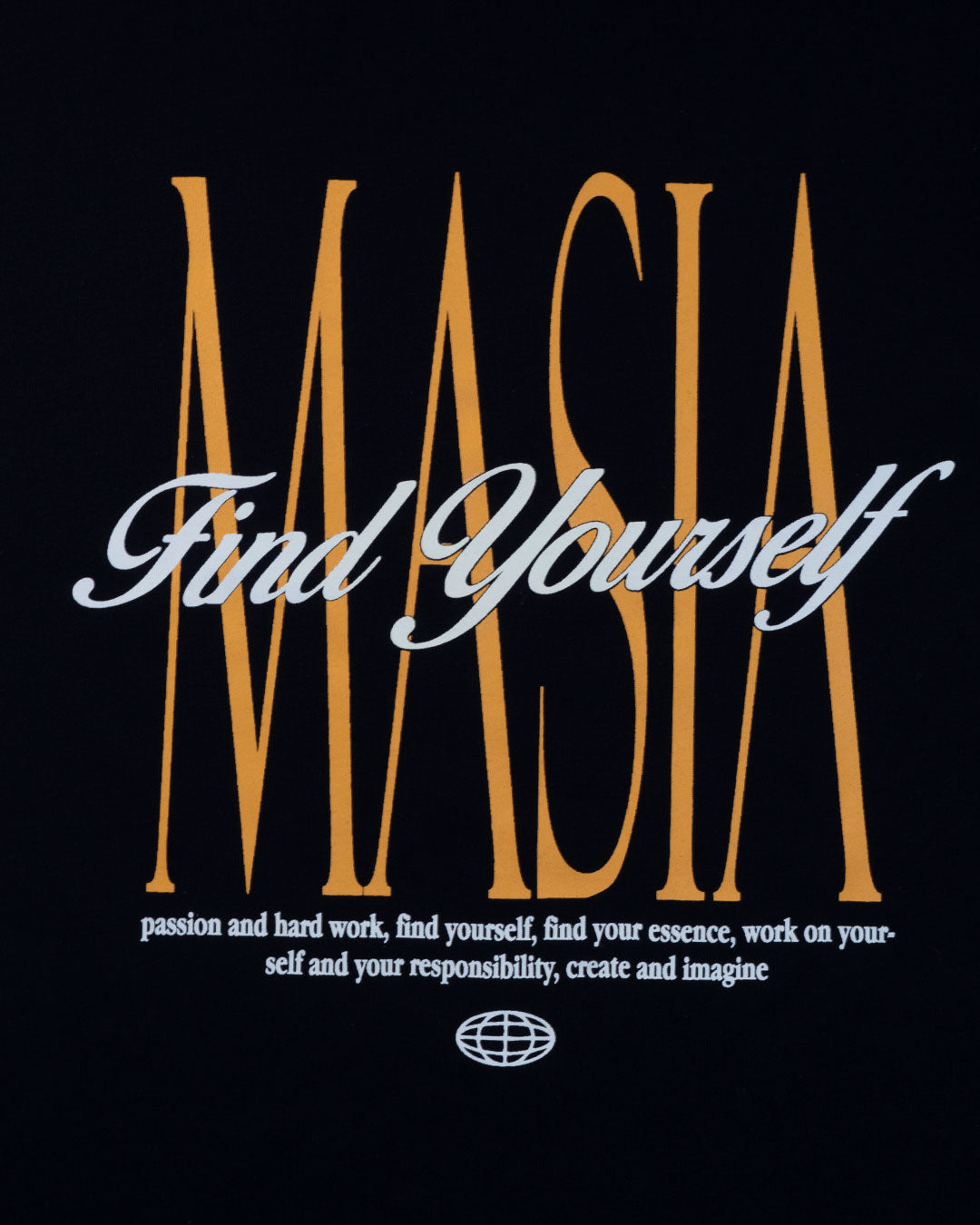 Find Yourself Masia T-Shirt Black