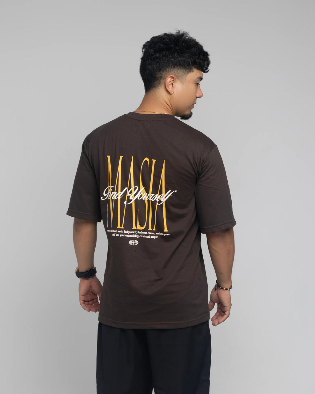 Find Yourself Masia T-Shirt Brown